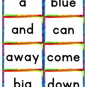 Sight Word Flashcards: Dolch 220