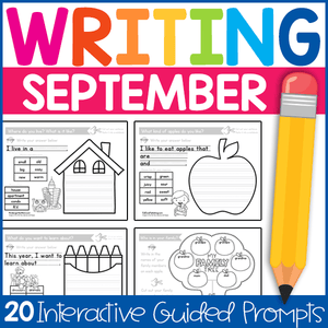 Kindergarten Writing Prompts: A Year of Interactive Guided Writing