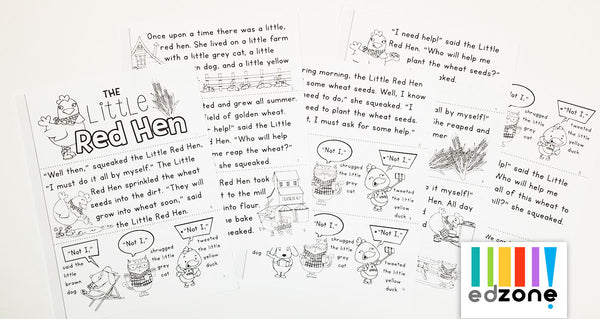 The Little Red Hen Literacy Pack - EdZonePub
