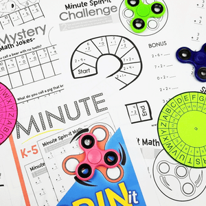 Minute Spin It Math Drills: Addition