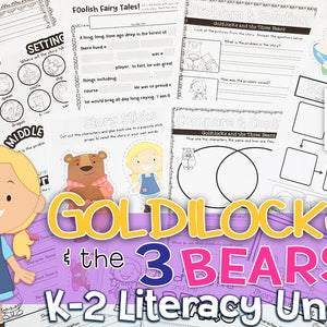 Goldilocks and the Three Bears Literacy Pack
