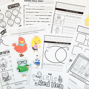 The Little Red Hen Literacy Pack