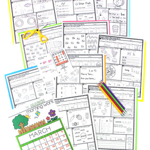 Kindergarten Morning Work: Smart Start Bundle