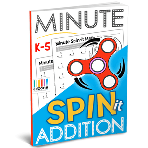 Minute Spin It Math Drills: Addition