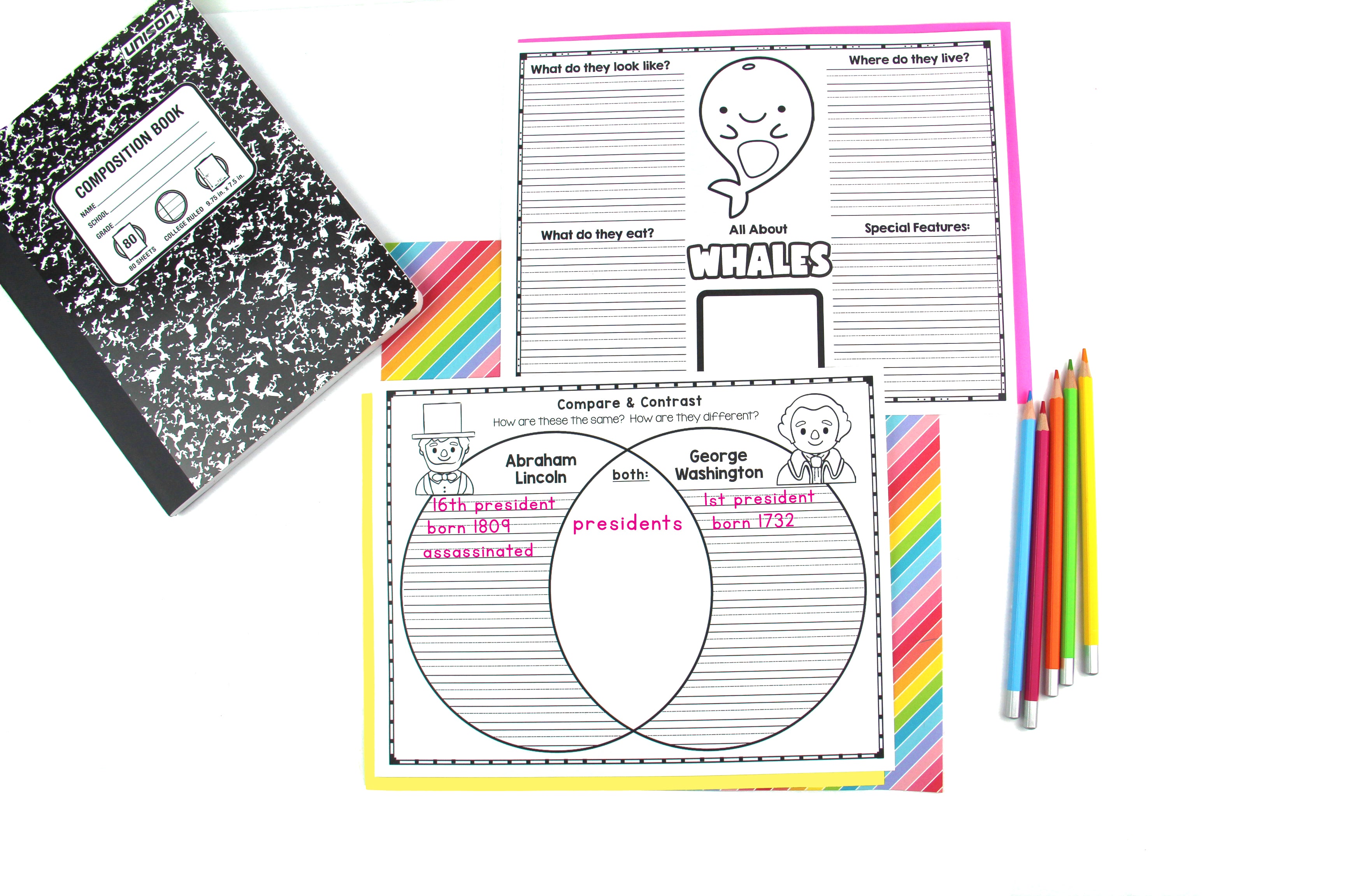 First-Grade Writing Prompts Bundle - EdZonePub